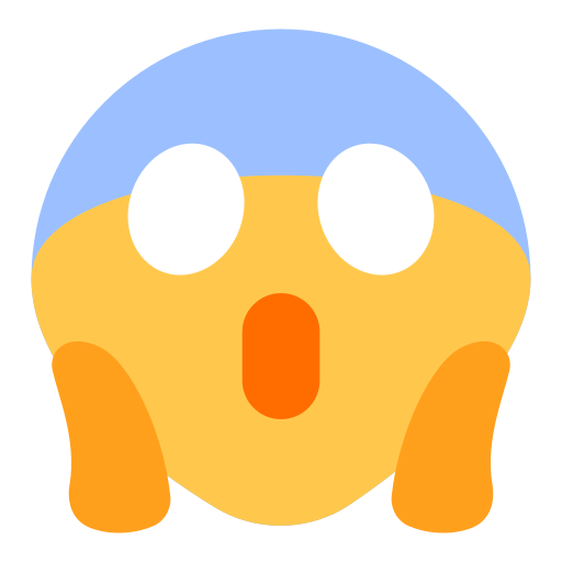 Face Screaming in Fear