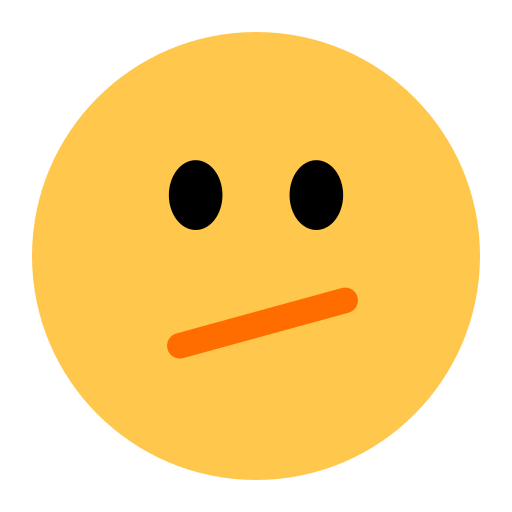 Face with Diagonal Mouth