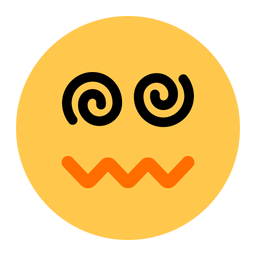 Face with Spiral Eyes