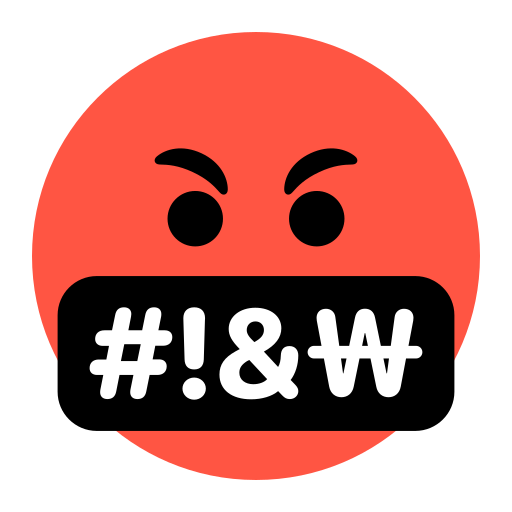 Face with Symbols on Mouth
