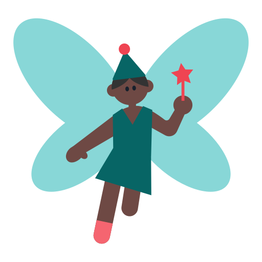 Fairy: Dark Skin Tone