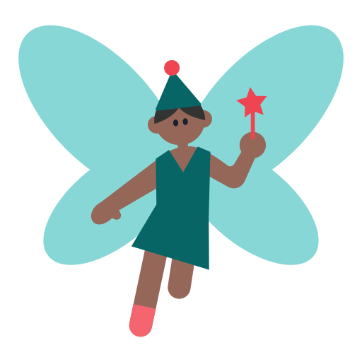 Fairy: Medium-Dark Skin Tone