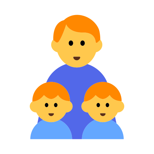 Family: Man, Boy, Boy
