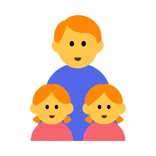 Family: Man, Girl, Girl