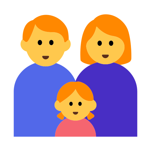 Family: Man, Woman, Girl