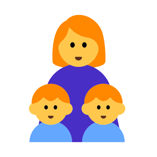 Family: Woman, Boy, Boy