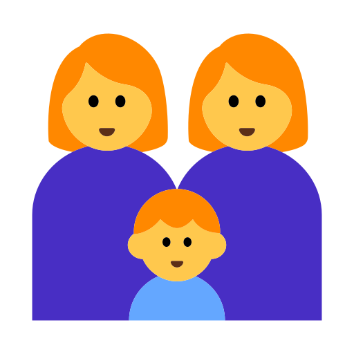 Family: Woman, Woman, Boy