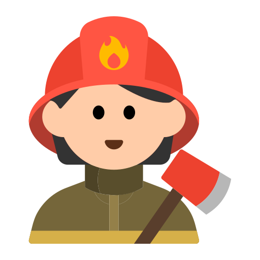 Firefighter: Light Skin Tone