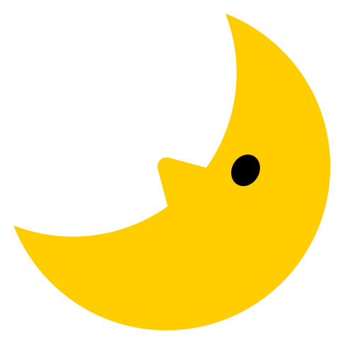First Quarter Moon Face First Quarter Moon Face