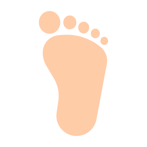 Foot: Light Skin Tone