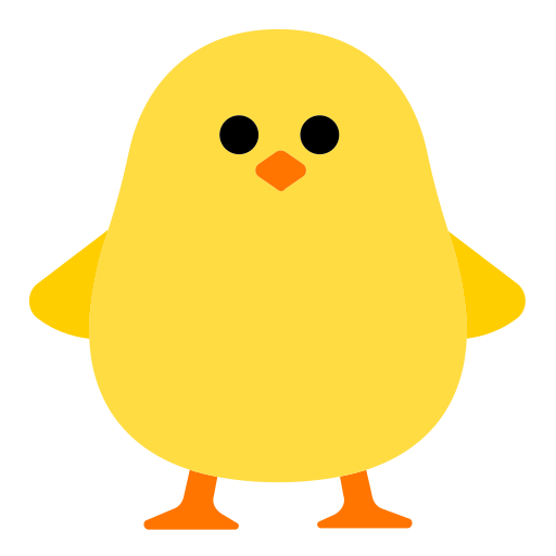 Front-Facing Baby Chick