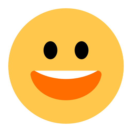 Grinning Face with Big Eyes