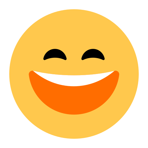 Grinning Face with Smiling Eyes