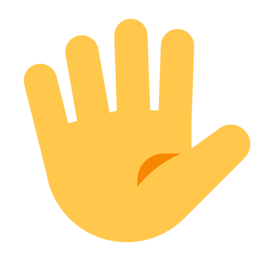 Hand with Fingers Splayed