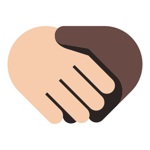 Handshake: Light Skin Tone, Dark Skin Tone