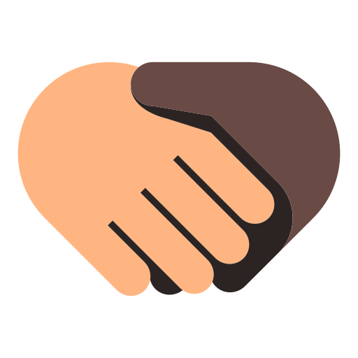 Handshake: Medium-Light Skin Tone, Dark Skin Tone