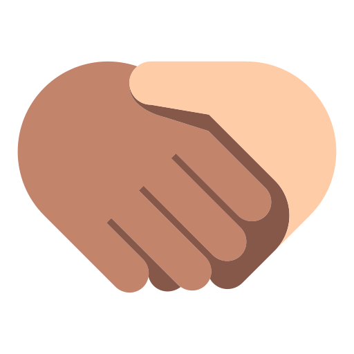 Handshake: Medium Skin Tone, Light Skin Tone