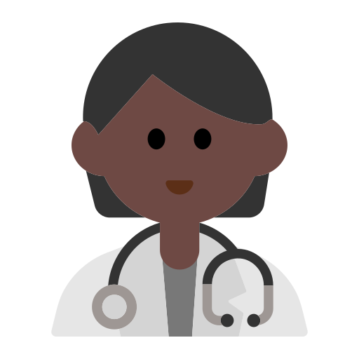 Health Worker: Dark Skin Tone