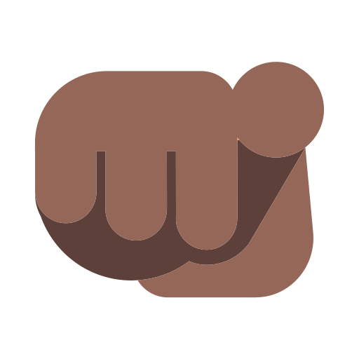 Index Pointing at the Viewer: Medium-Dark Skin Tone