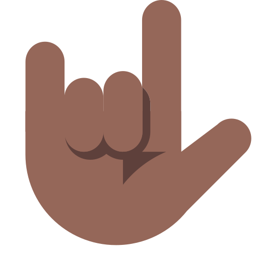 Love-You Gesture: Medium-Dark Skin Tone