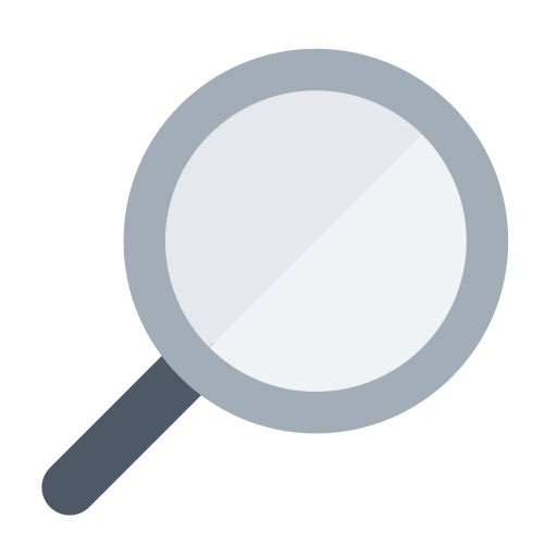 Magnifying Glass Tilted Right Magnifying Glass Tilted Right