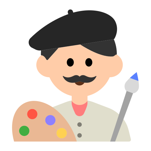 Man Artist: Light Skin Tone