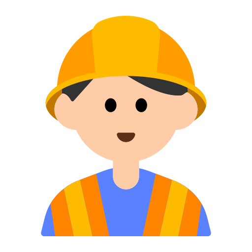 Man Construction Worker: Light Skin Tone