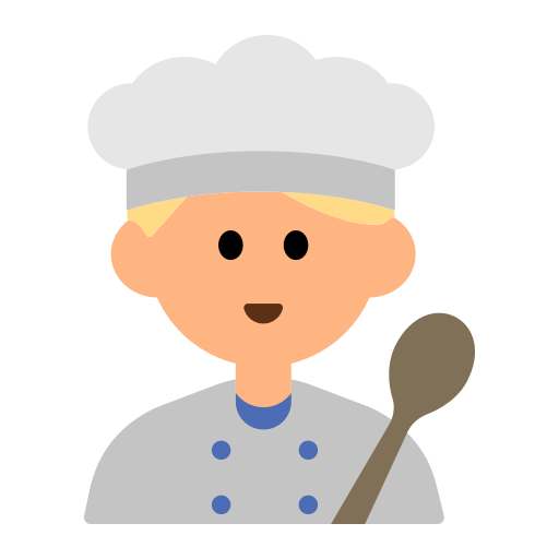 Man Cook: Medium-Light Skin Tone