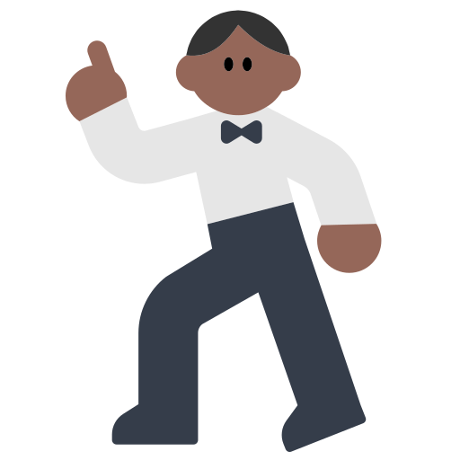 Man Dancing: Medium-Dark Skin Tone