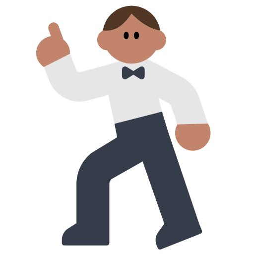 Man Dancing: Medium Skin Tone
