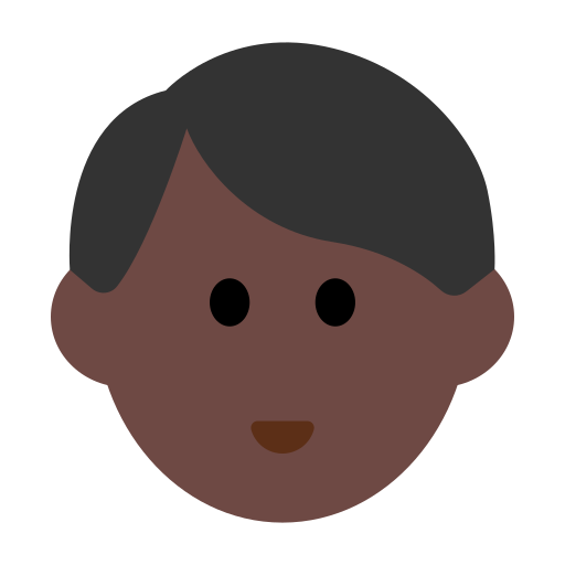 Man: Dark Skin Tone