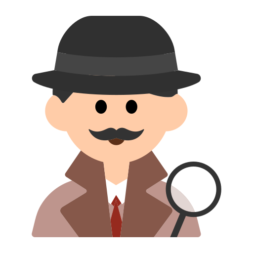 Man Detective: Light Skin Tone Man Detective: Light Skin Tone