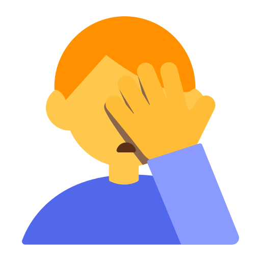 Man Facepalming