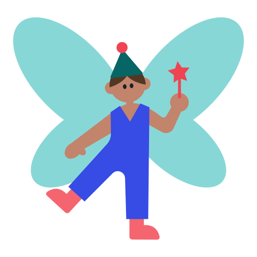 Man Fairy: Medium Skin Tone
