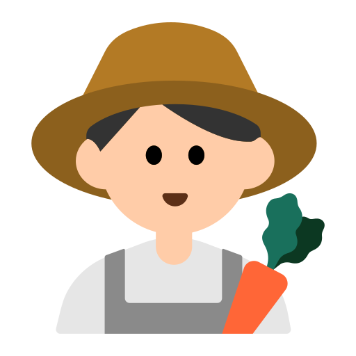 Man Farmer: Light Skin Tone