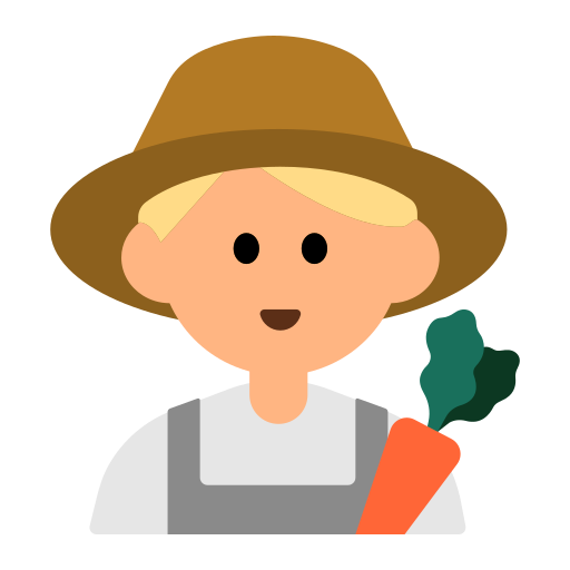 Man Farmer: Medium-Light Skin Tone