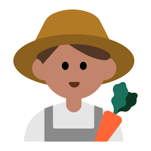 Man Farmer: Medium Skin Tone