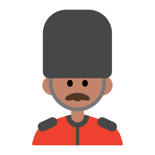 Man Guard: Medium Skin Tone