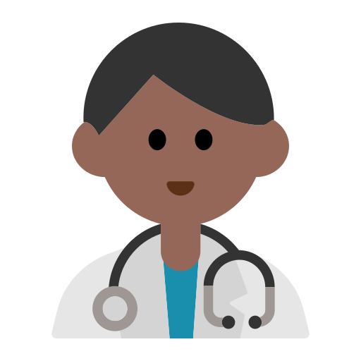 Man Health Worker: Medium-Dark Skin Tone