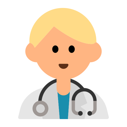 Man Health Worker: Medium-Light Skin Tone
