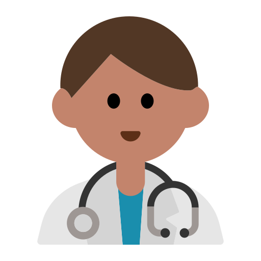 Man Health Worker: Medium Skin Tone