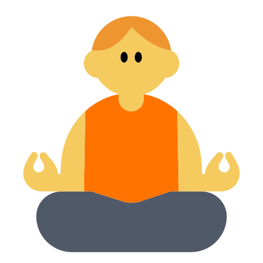 Man in Lotus Position