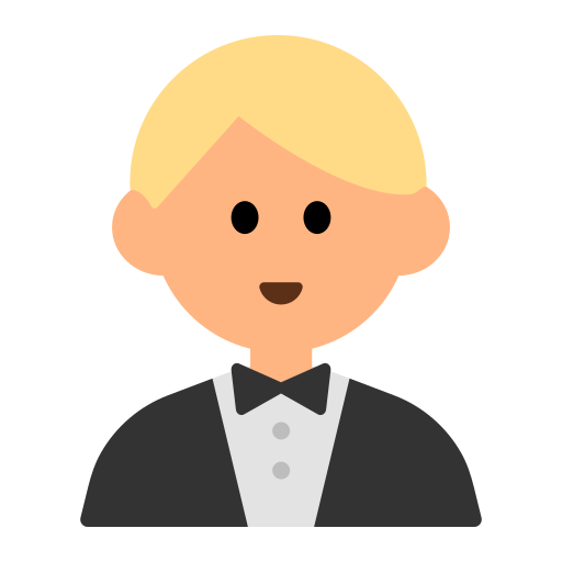 Man in Tuxedo: Medium-Light Skin Tone
