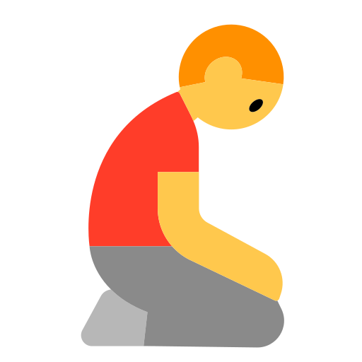 Man Kneeling