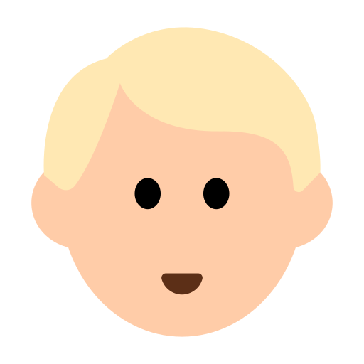Man: Light Skin Tone, Blond Hair