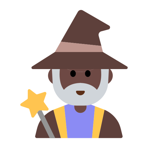 Man Mage: Dark Skin Tone