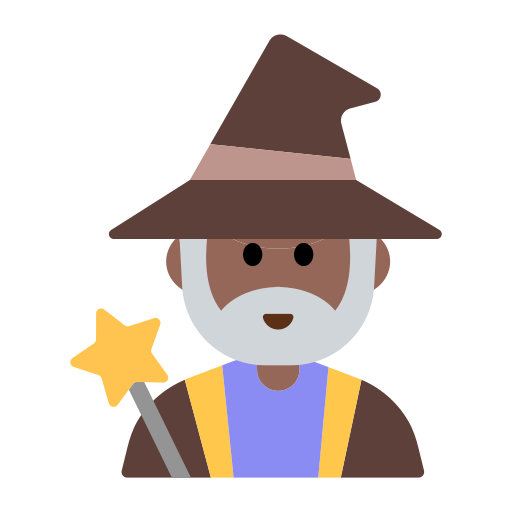 Man Mage: Medium-Dark Skin Tone
