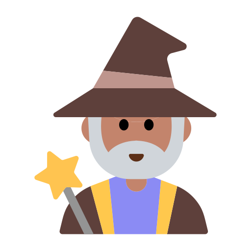 Man Mage: Medium Skin Tone