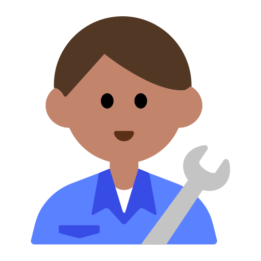 Man Mechanic: Medium Skin Tone