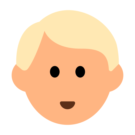 Man: Medium-Light Skin Tone, Blond Hair